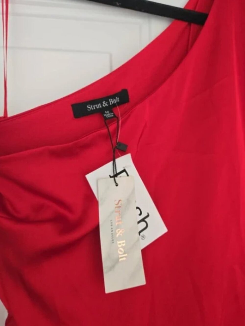 Strut & Bolt Red Jumpsuit Size Medium, NWT Beautiful!